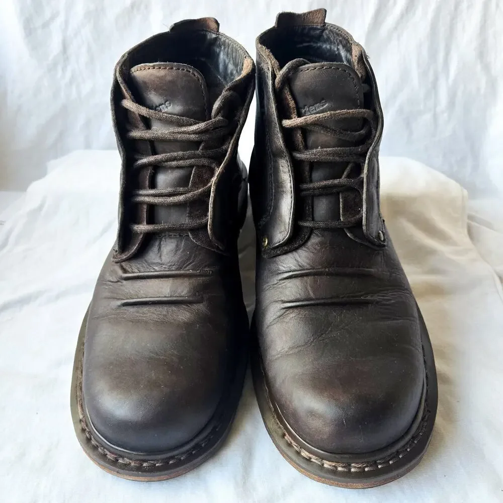 Vintage Dr Martens 11539 Men's Lace Up Ankle Boots Brown Size 11